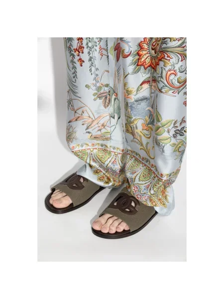 Klapki Dolce And Gabbana brązowe