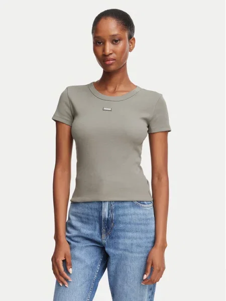 HUGO Tricou Easy verde
