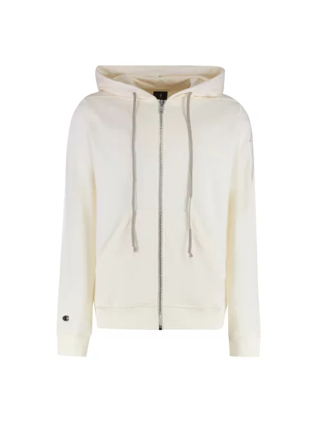 Bluza z kapturem Rick Owens beżowa