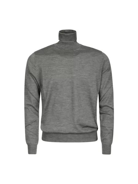 Sweter z golfem Filippo De Laurentiis szary