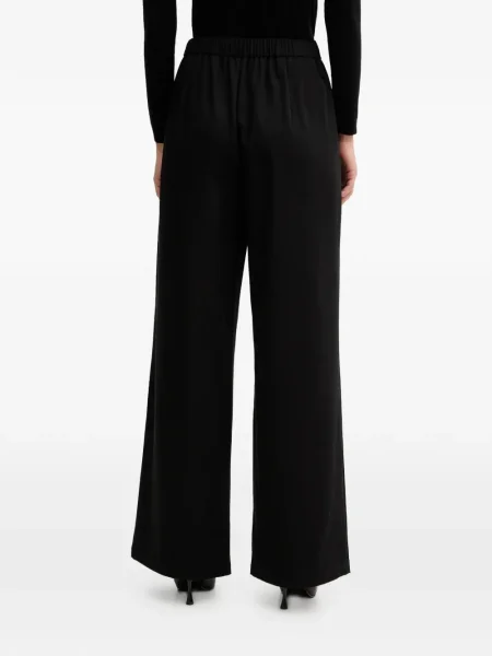 Pantaloni plisați Guess negru