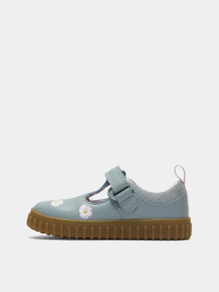 Детские туфли Clarks синие