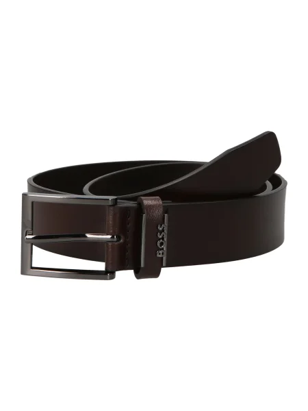 BOSS Black Curea Cole Ant maro închis negru