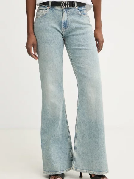 BOSS Orange blugi evazați pentru femei C SOFT BOOTCUT albastru