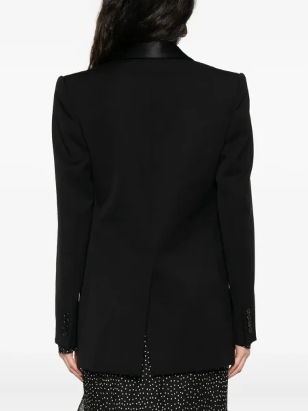 Sacou Chloé din satin negru