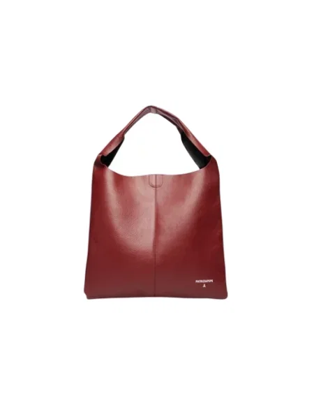 Torebka Patrizia Pepe skórzana bordowa
