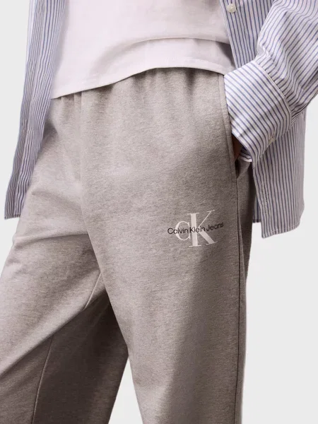 Махровые брюки Calvin Klein Jeans серые