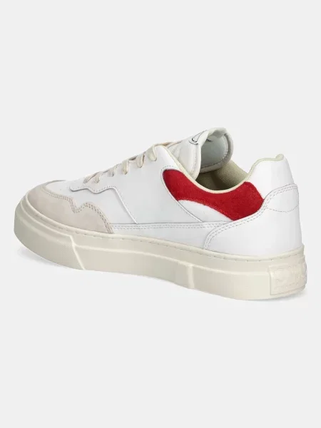 Кожаные кроссовки Stepney Workers Club с жемчугом белые