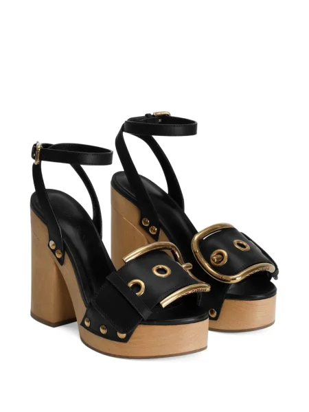 Сандали Dolce & Gabbana с катарама с шипове черно