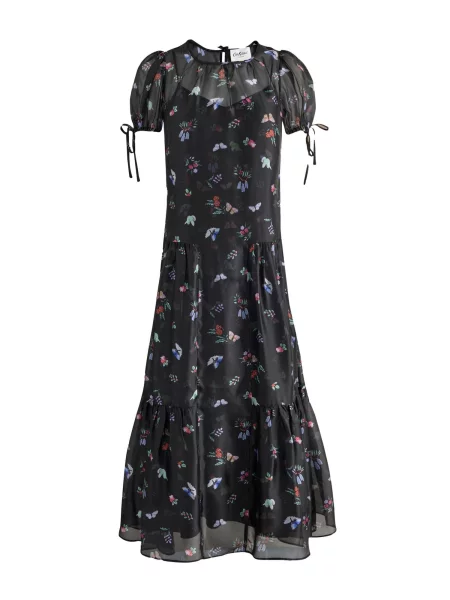 Cath Kidston Rochie albastru porumbel / verde jad / roșu deschis negru