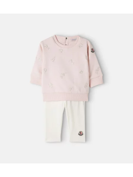 Gyerek nadrág Moncler Enfant rózsaszín