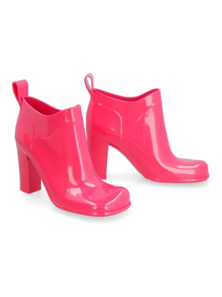 Buty do kostki Bottega Veneta różowe