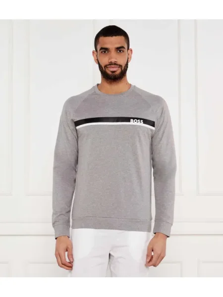 Hosszú ujjú póló Boss Black fekete