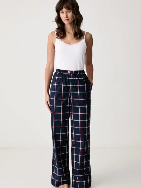 Tommy Hilfiger spodnie piżamowe granatowe