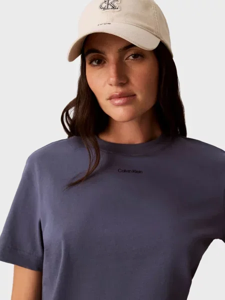 Класична футболка Calvin Klein з лого синя