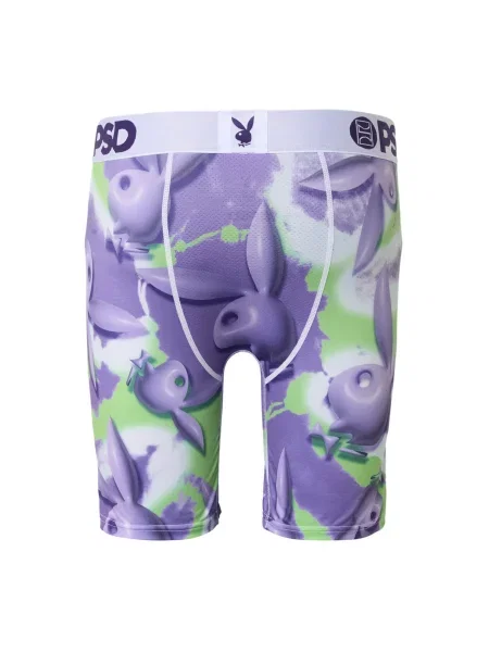 PSD Boxeralsók fűzöld / orchidea fehér