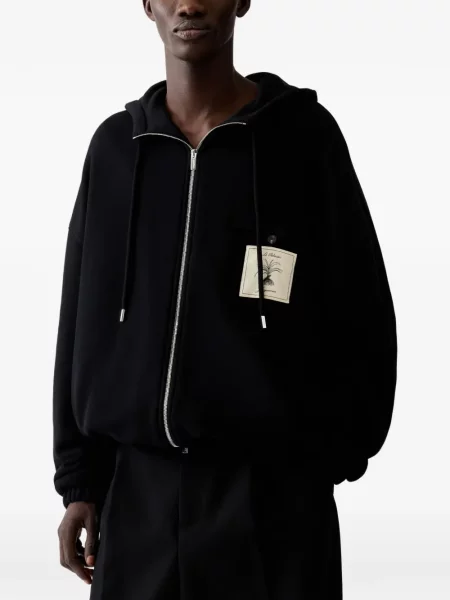 Hanorac cu glugă Jacquemus negru