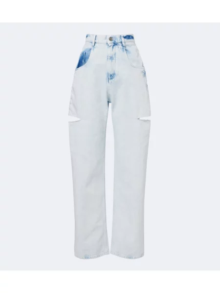 Blugi cu picior larg Maison Margiela albastru