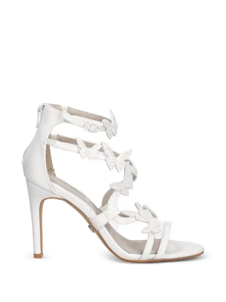 Sandale Buffalo cu bretele alb