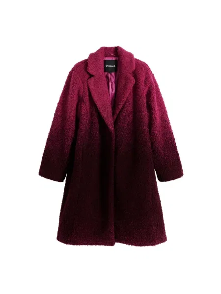 Desigual Zimski kaput crvena / tamno crvena ružičasta