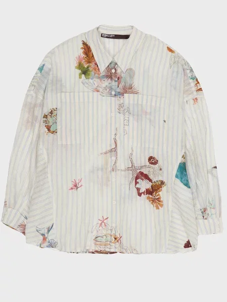 Сорочка у смужку Bimba Y Lola блакитна