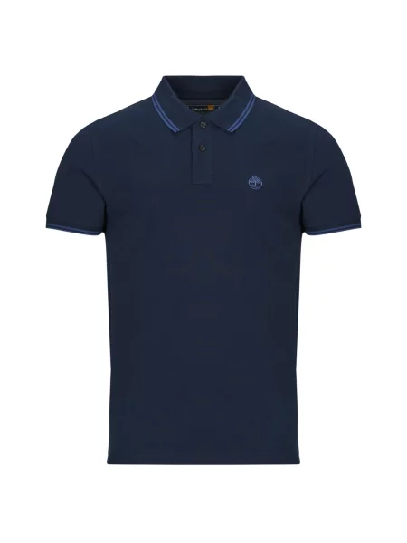 Polo majica Timberland s kratkimi rokavi črna