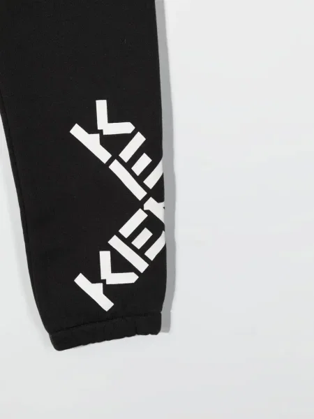Pantaloni copii Kenzo gri