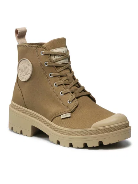 Palladium Planinarske cipele Pallabase Twill zelena