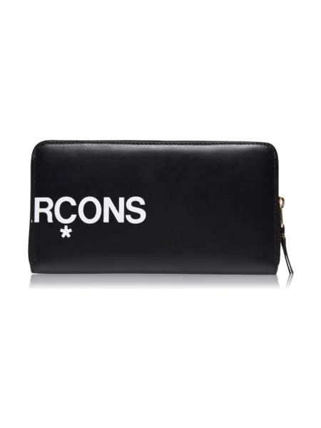 Portfel Comme Des Garcons Wallets z logo czarny