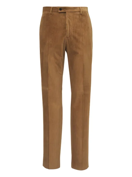 Pantaloni Maurizio Baldassari de catifea cord maro