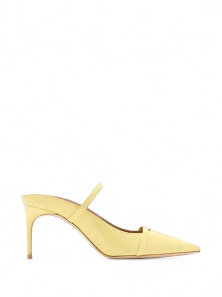 Papuci tip mules Malone Souliers din piele galben