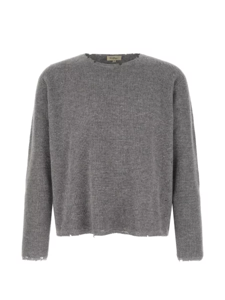 Pulover Second/layer zdrențuiți gri