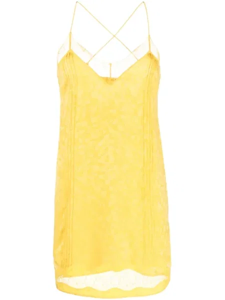 Rochie Zadig&voltaire de mătase galben
