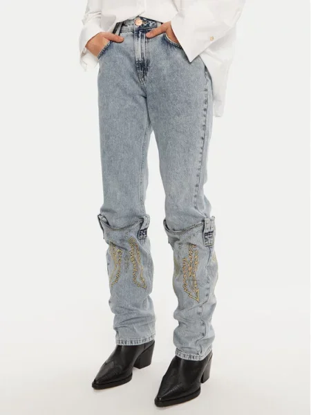 Jeans hlače One Teaspoon modra