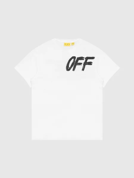Детская футболка Off-white белая