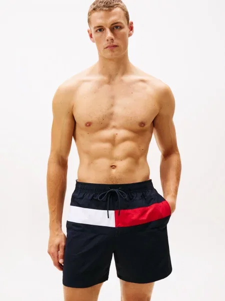 Kąpielówki Tommy Hilfiger białe