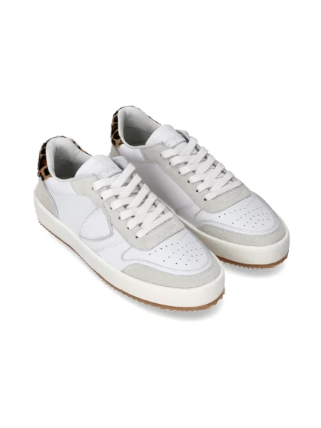 Sneakersy Philippe Model eleganckie do tenisa z autografem białe
