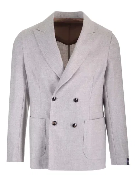 Sacou Barba cu două rânduri de nasturi gri