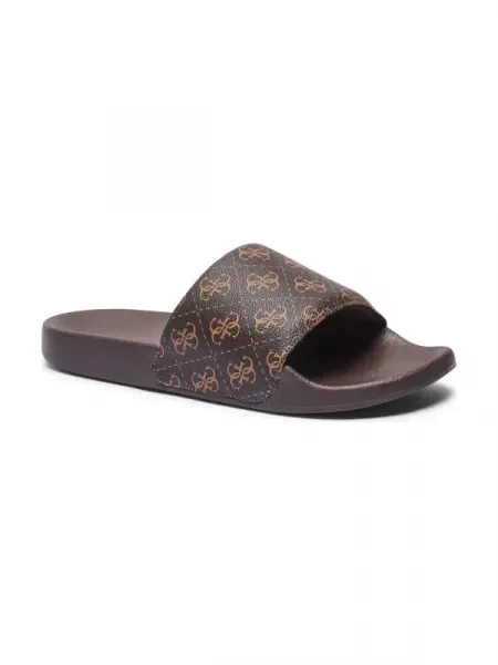 Șlapi Guess maro