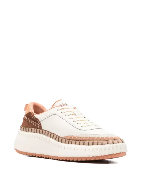 Sneakerși Chloé Nama alb