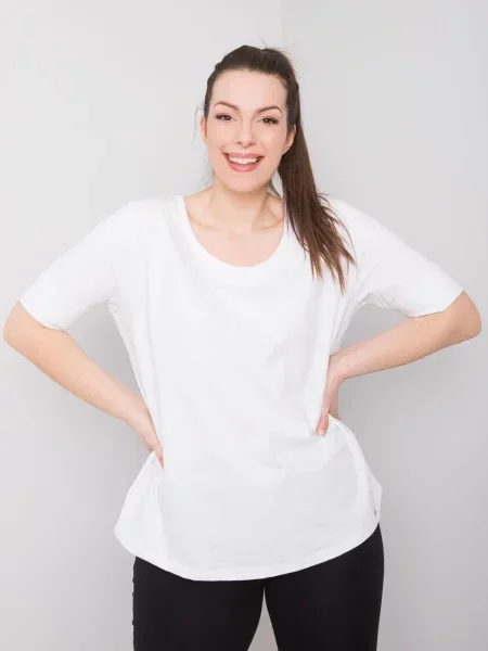 Tricou Fashionhunters alb