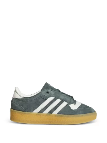 Sneakerși Adidas Samba cu imagine cu bretele din crep verde