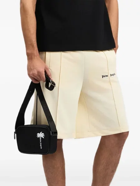 Crossbody táska Palm Angels autogrammal fehér