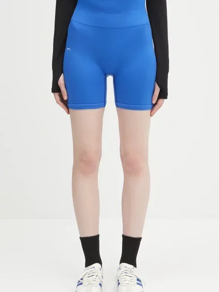 Pangaia pantaloni scurți Plant-Stretch Compressive Shorts uni high waist