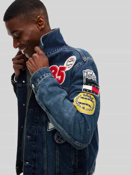 Tommy Jeans Kurtka jeansowa Ryan  Granatowy niebieski