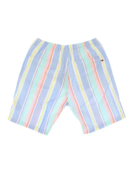 Szorty Tommy Hilfiger w paski z paskiem