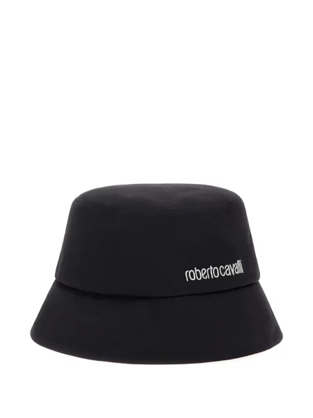 Pălărie Roberto Cavalli cu broderie negru