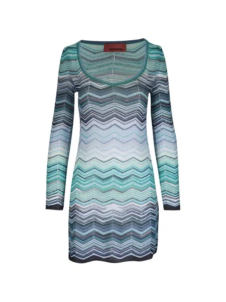 Rochie Missoni de costum albastru