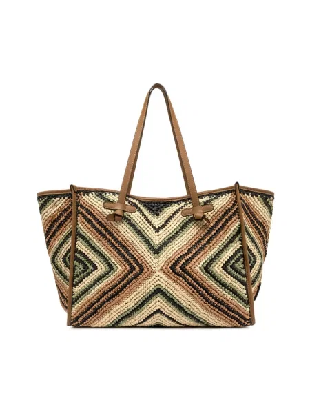 Shopperka Gianni Chiarini skórzana zielona