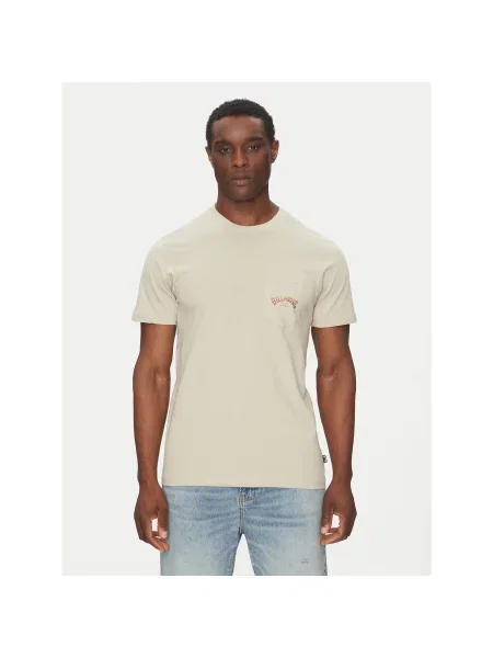 Billabong T-Shirt Regular Fit μπεζ